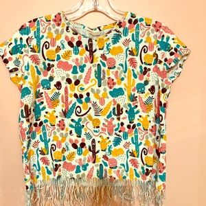 Zara Kids Desert Printed Graphic Tee